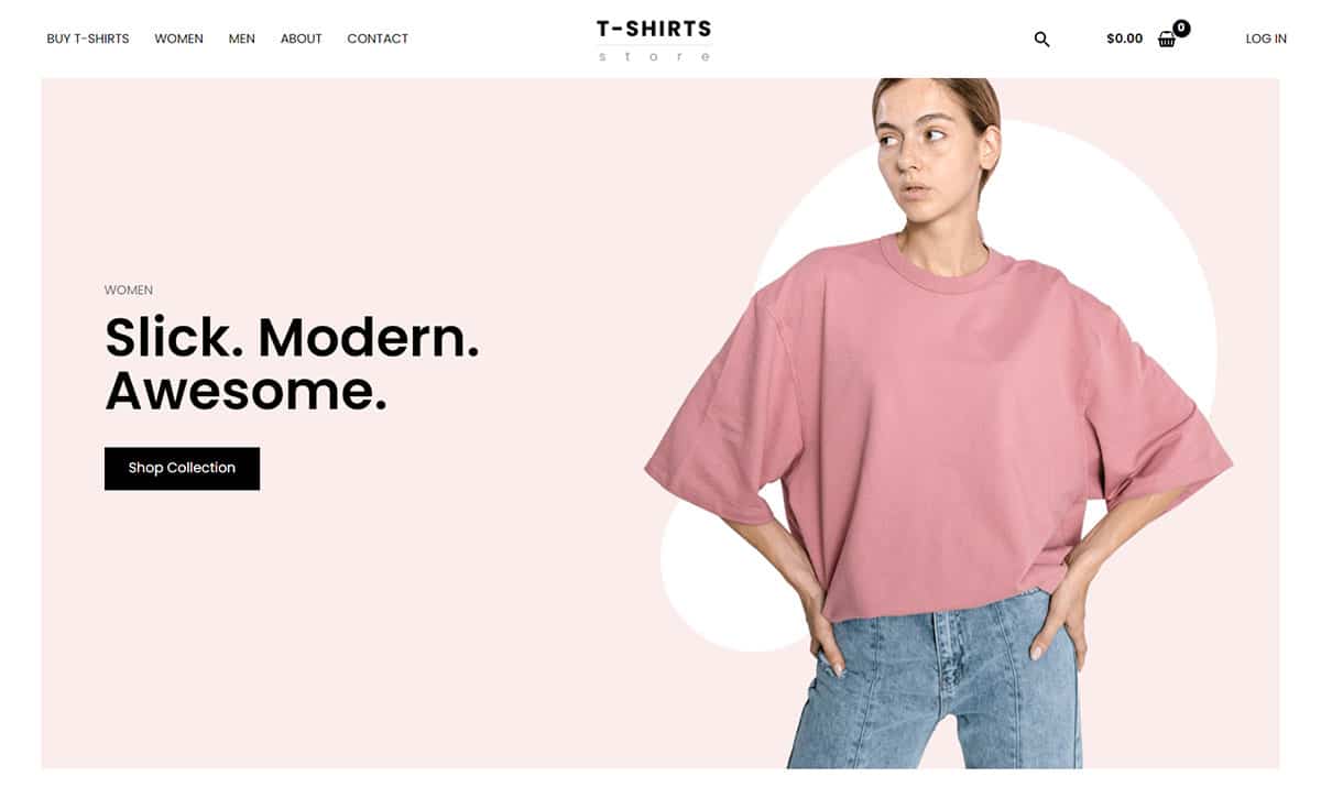 Náhled designu T-Shirts Store
