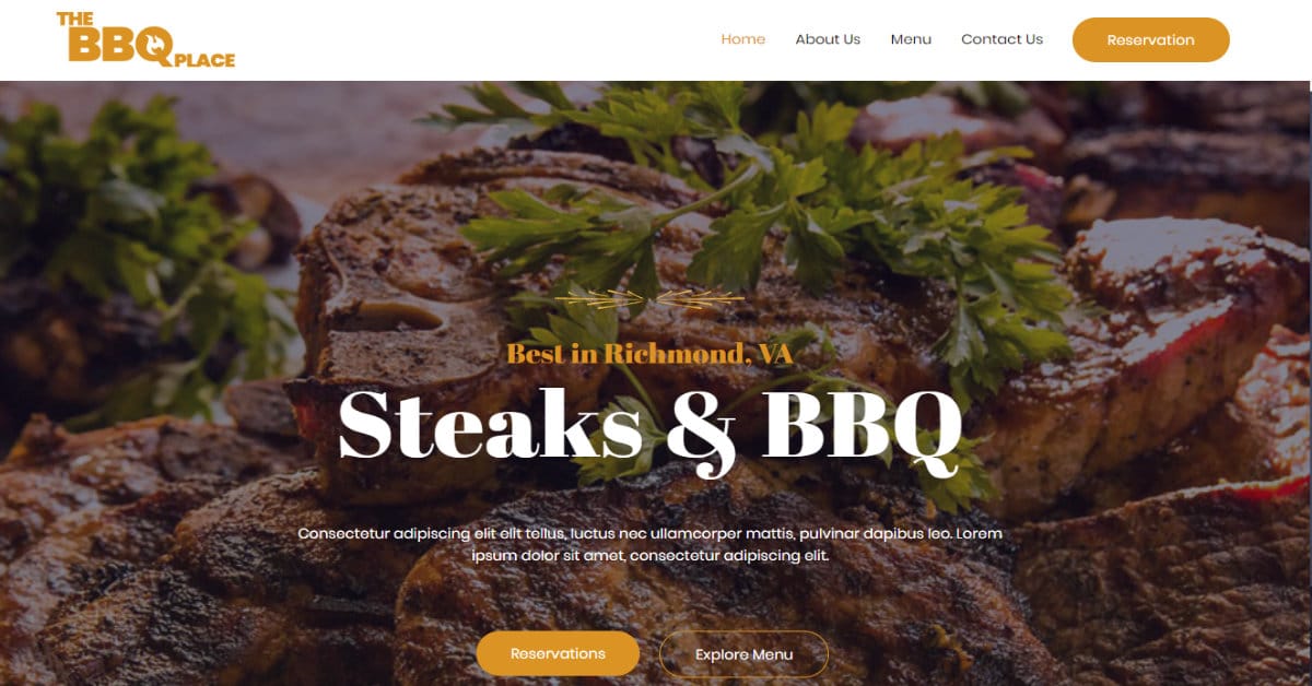 Náhled designu BBQ Restaurant