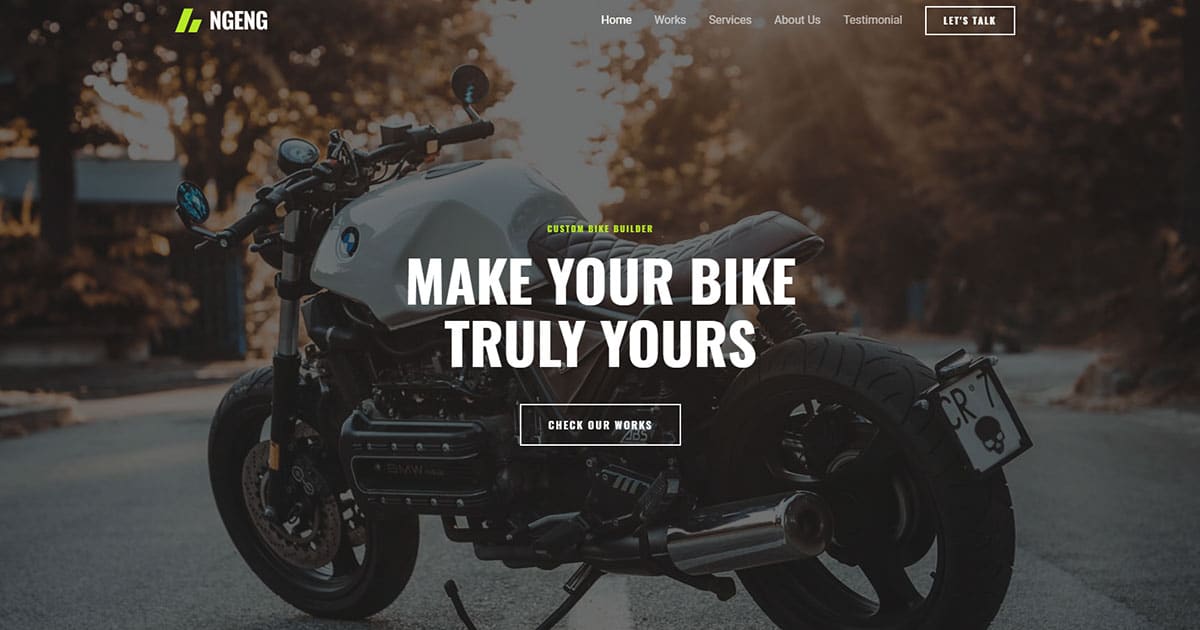 Náhled designu Bike Modification