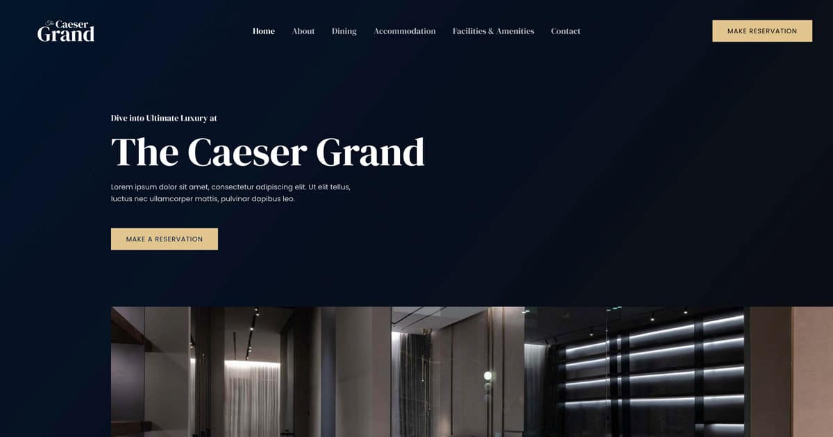 Náhled designu Luxury Hotel