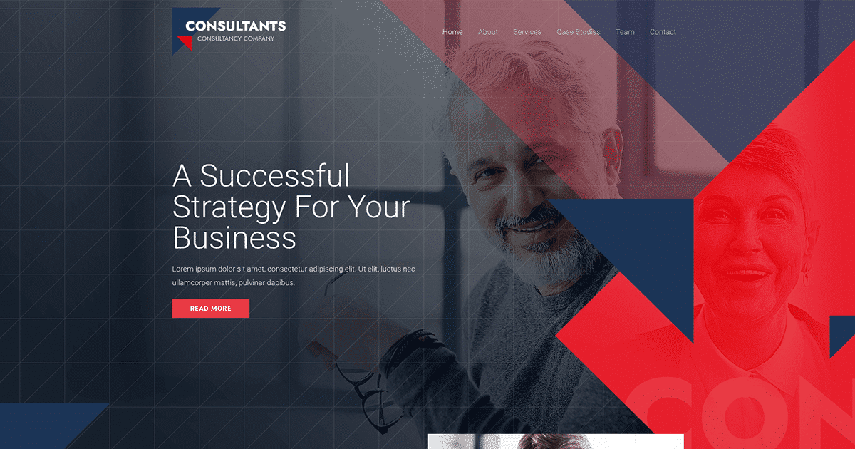 Náhled designu Consultants Firm