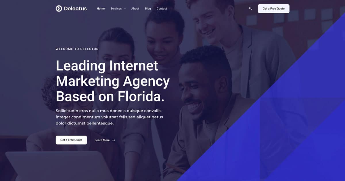Náhled designu Digital Marketing Agency
