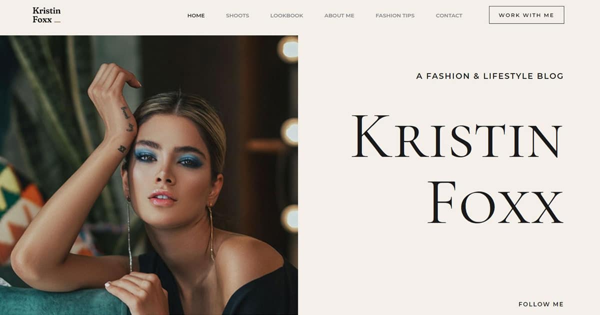 Náhled designu Fashion Influencer
