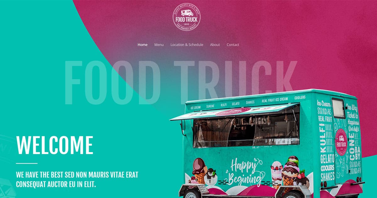 Náhled designu Food Truck
