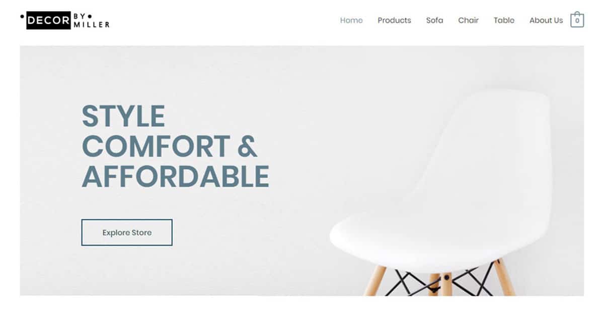 Náhled designu Furniture Store