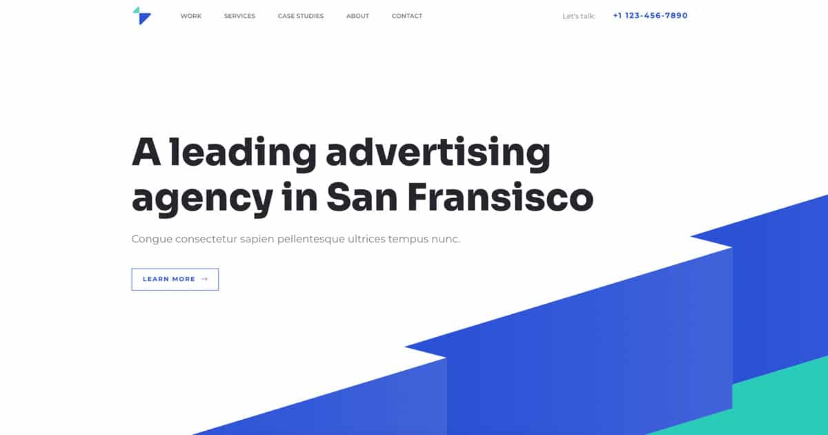 Náhled designu Advertising Agency