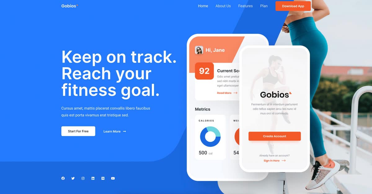 Náhled designu Tech Startup