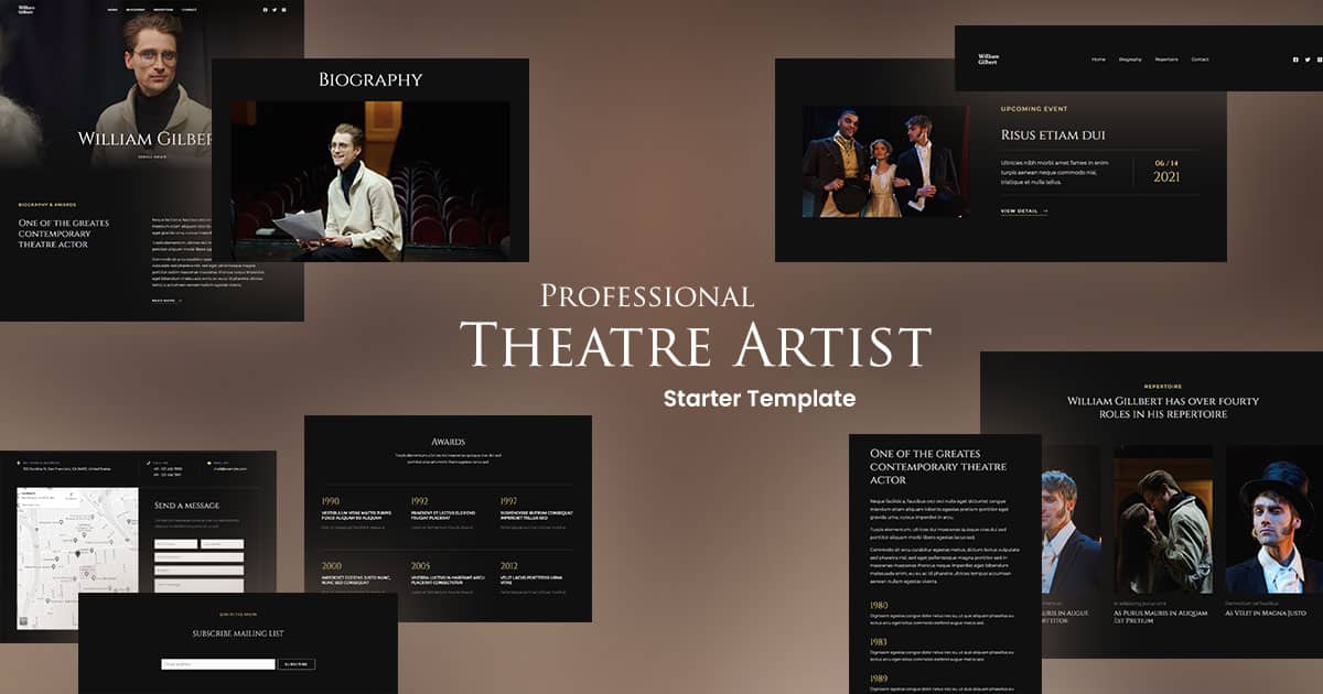 Náhled designu Theatre Artist