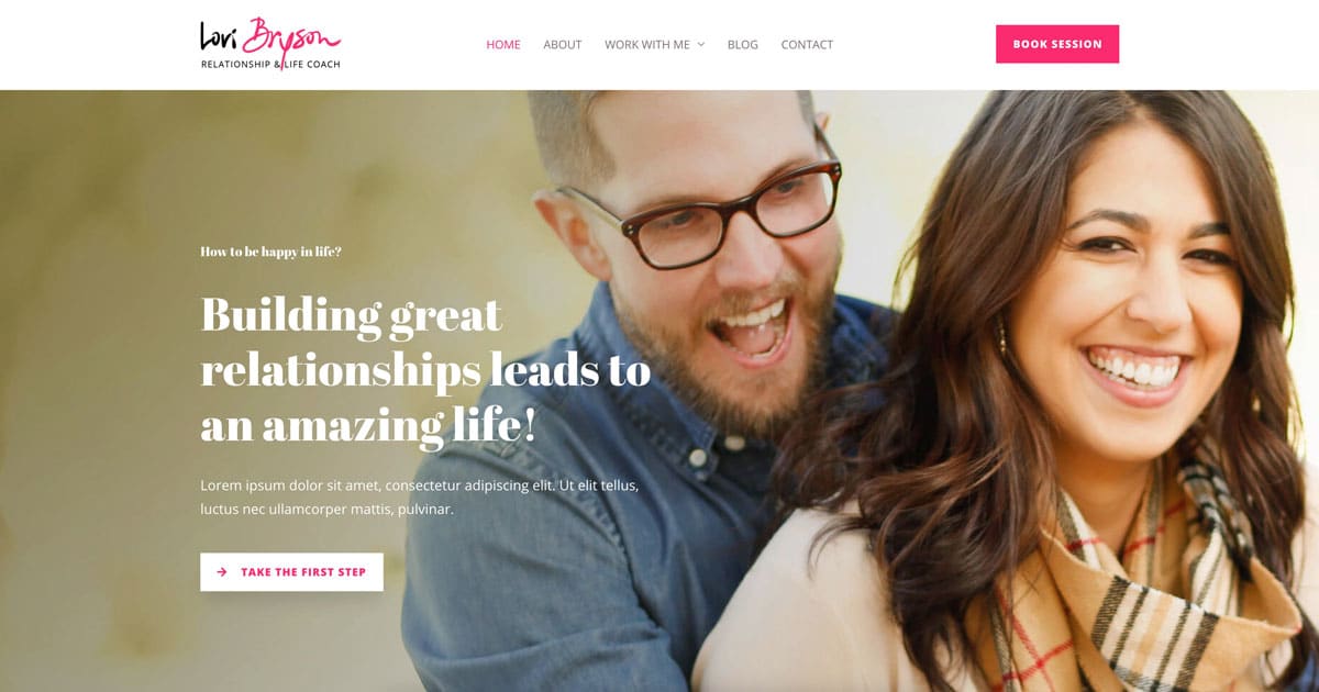 Náhled designu Relationship Coach