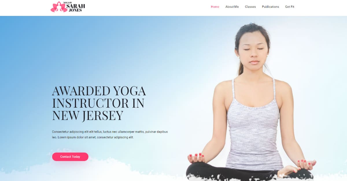 Náhled designu Yoga Instructor