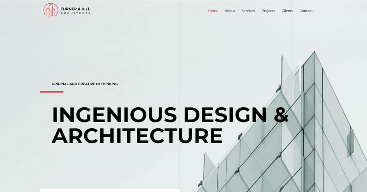 Náhled designu Architecture Firm