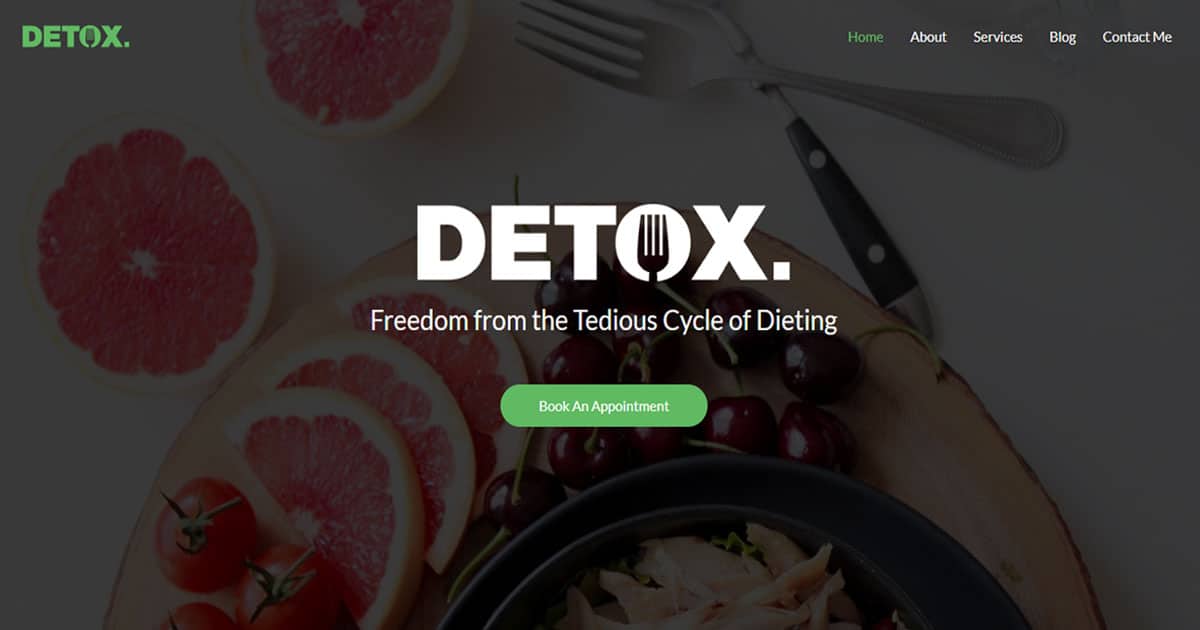 Náhled designu Personal Dietitian