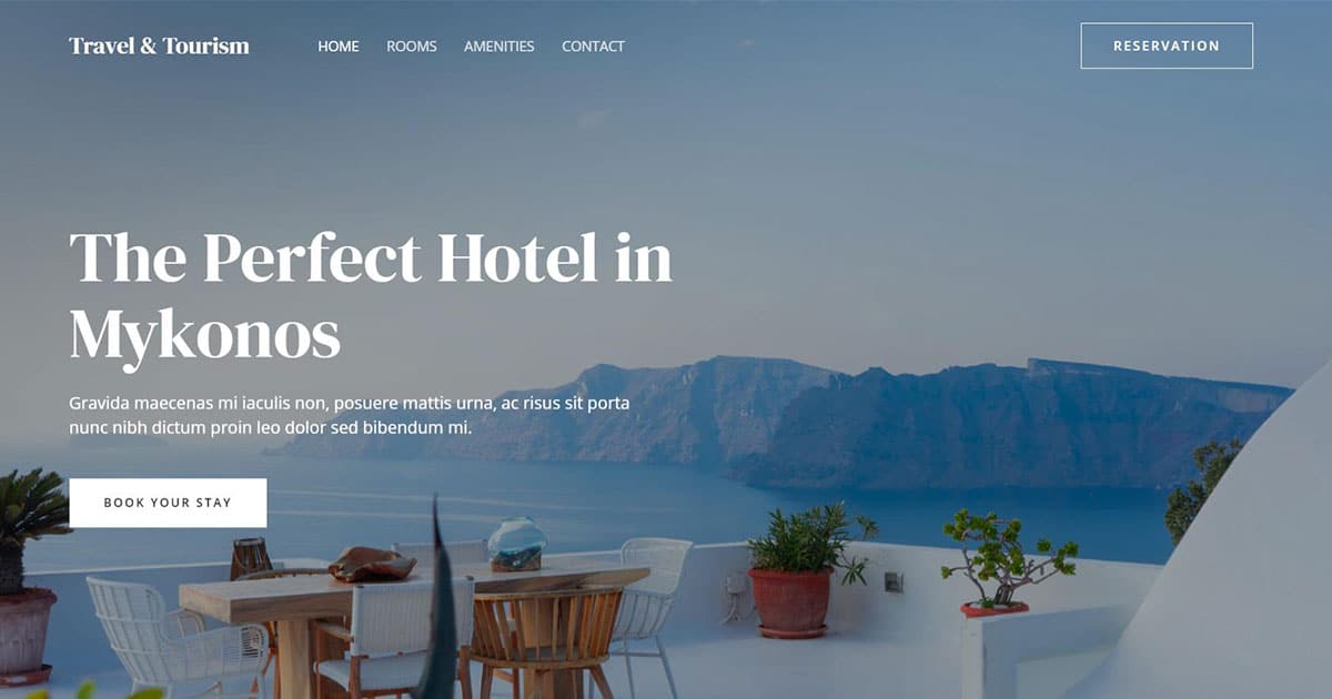 Náhled designu Travel & Tourism