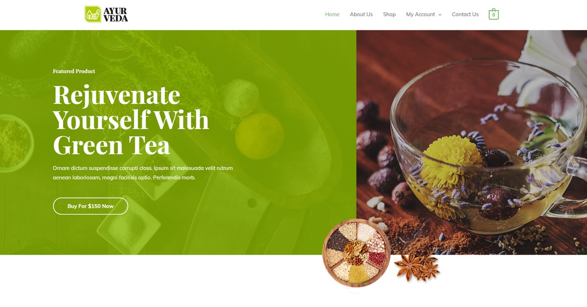 Náhled designu Ayurveda