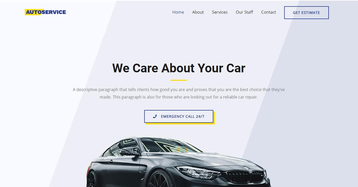 Náhled designu Car Repair