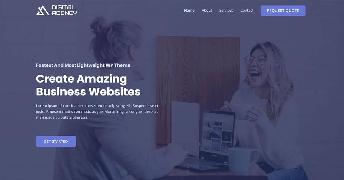 Náhled designu Digital Agency