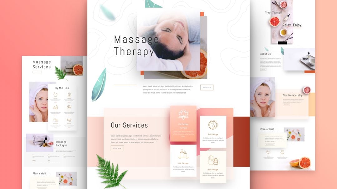 Náhled designu Massage Therapy