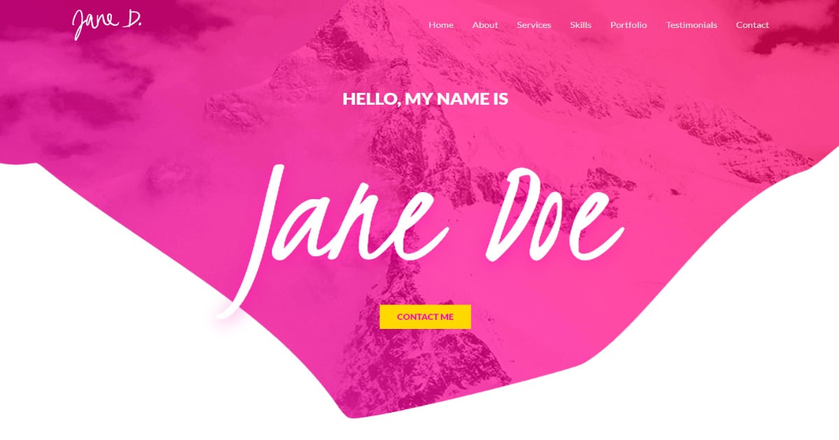 Náhled designu Freelancer