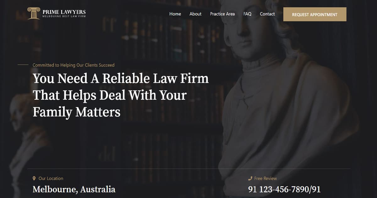 Náhled designu Prime Lawyers