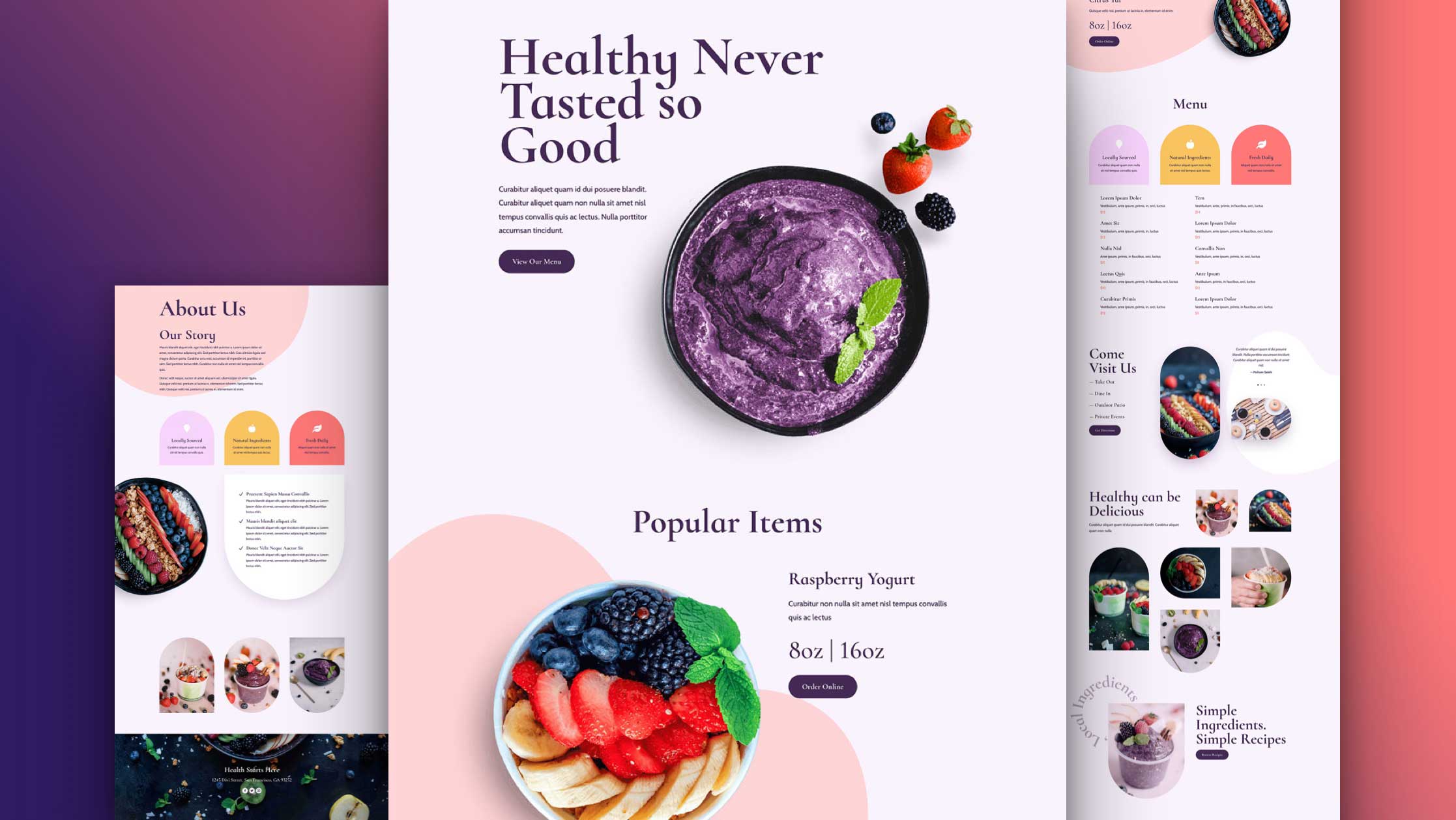Náhled designu Acai Bowl