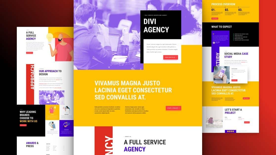 Náhled designu Advertising Agency