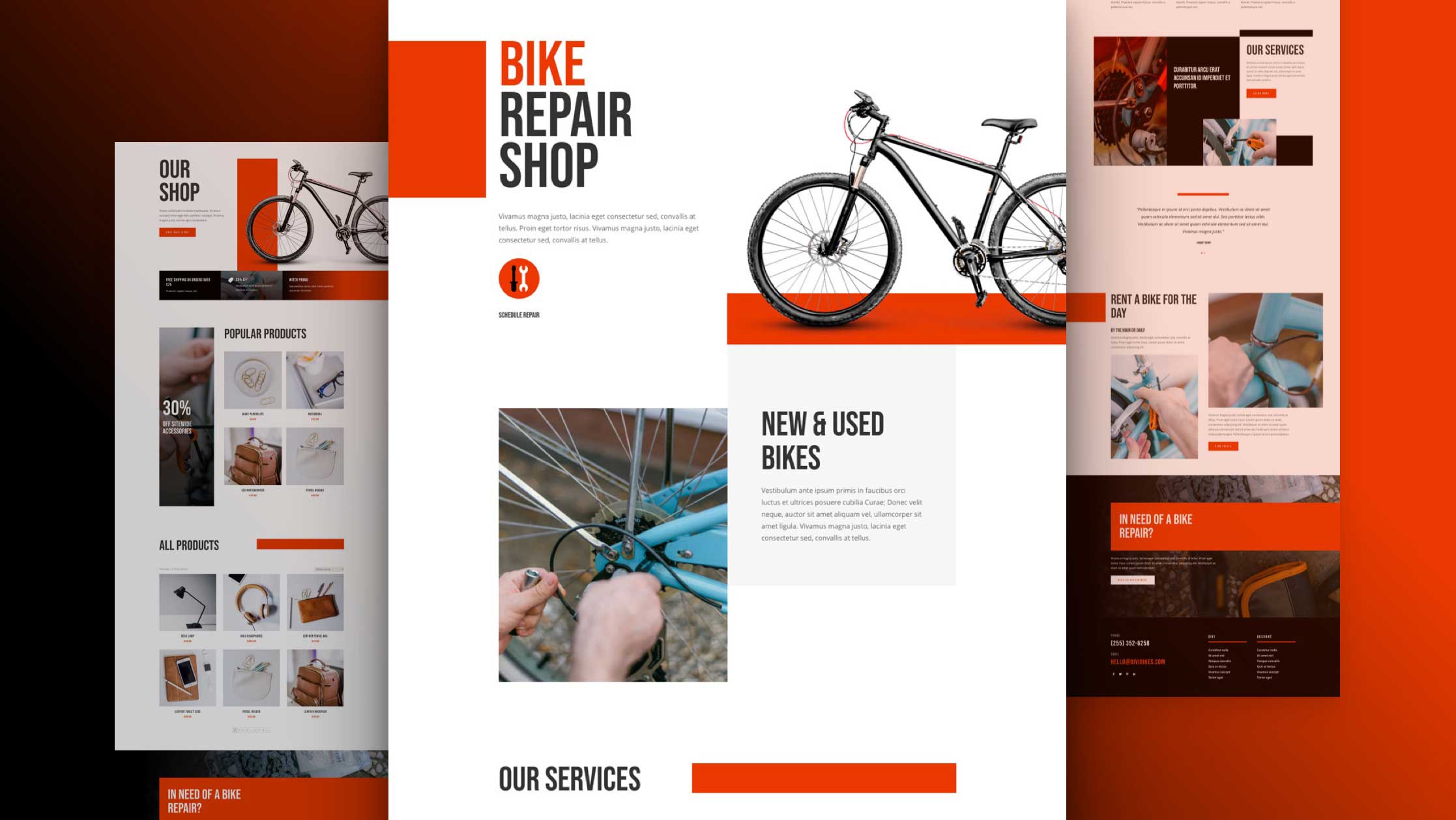 Náhled designu Bike Repair