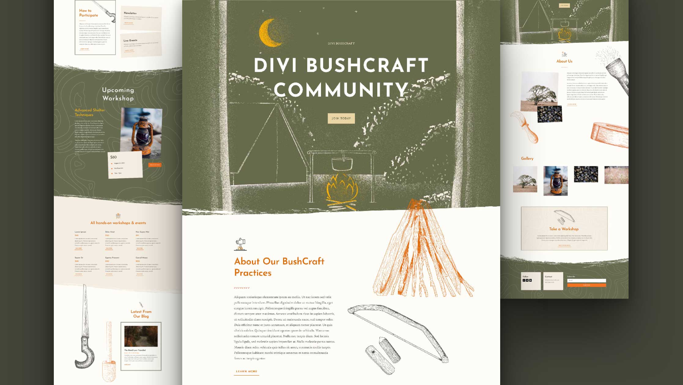 Náhled designu Bushcraft