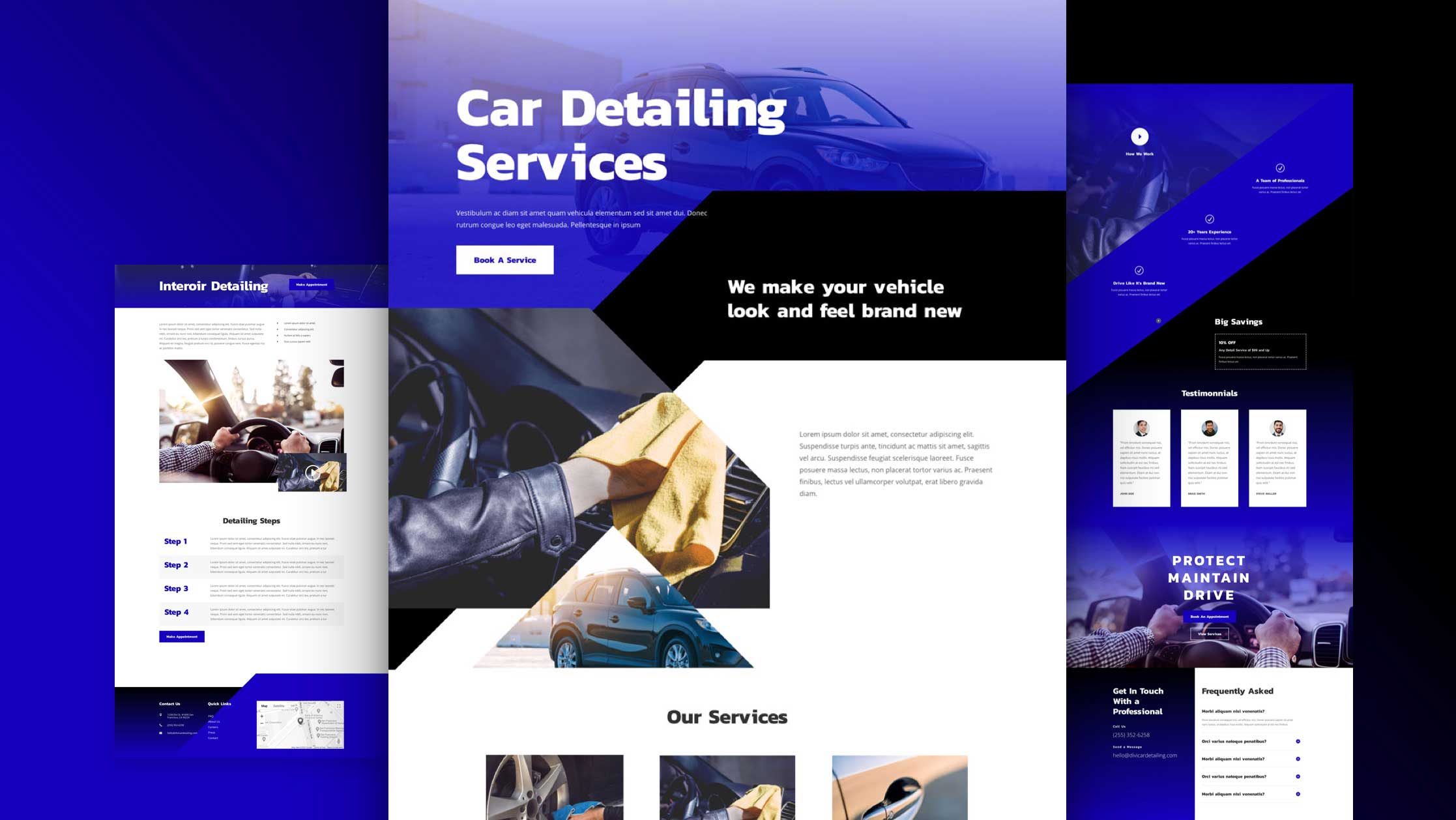 Náhled designu Car Detailing