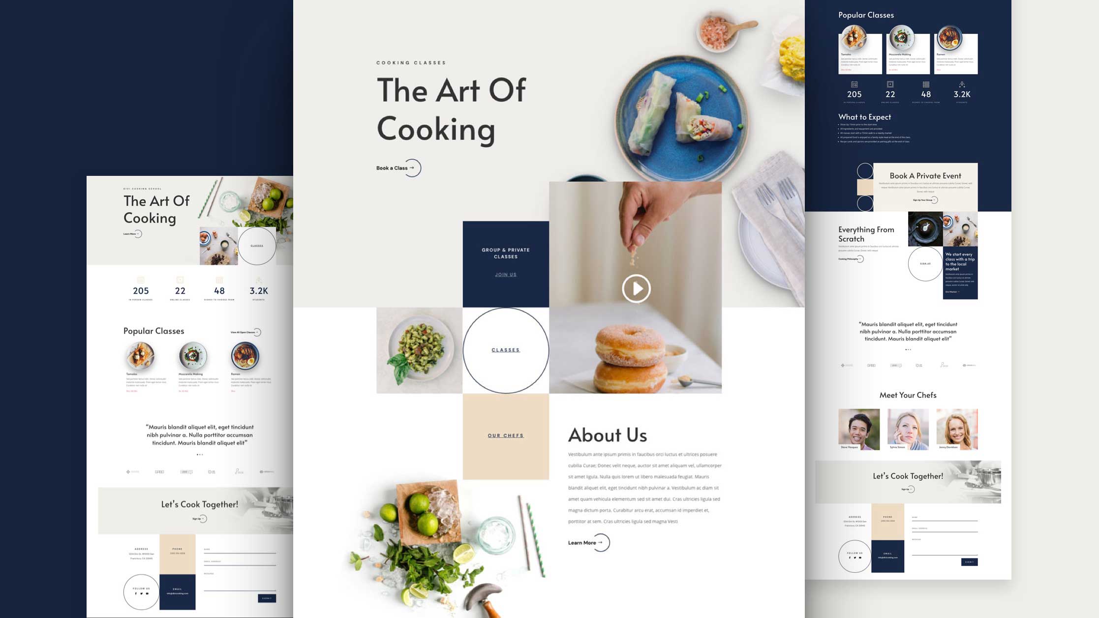 Náhled designu Cooking School