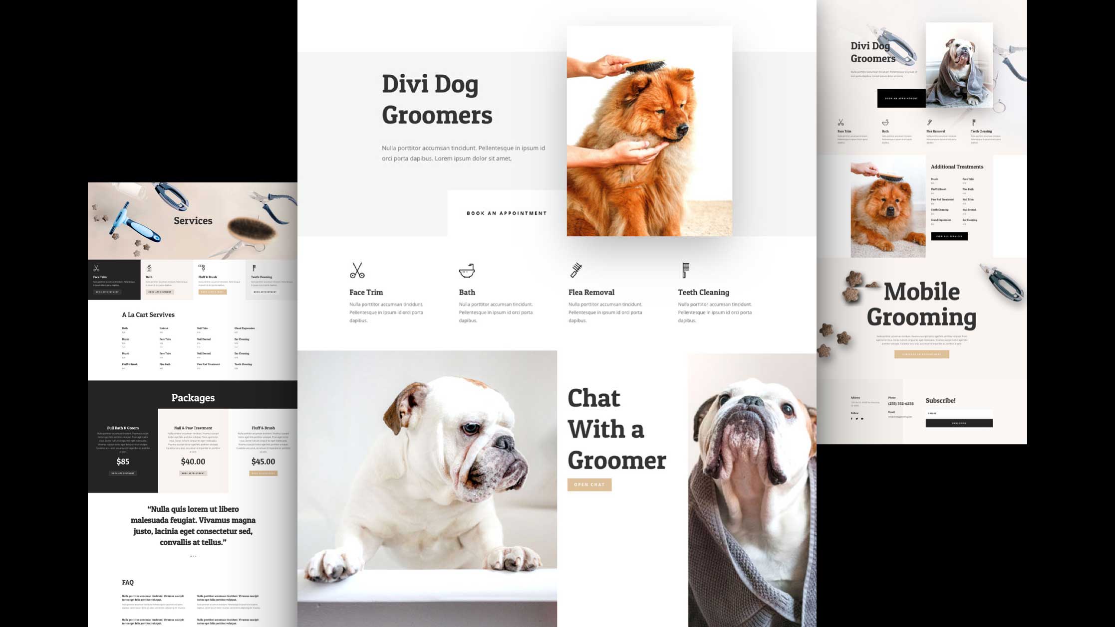 Náhled designu Dog Grooming