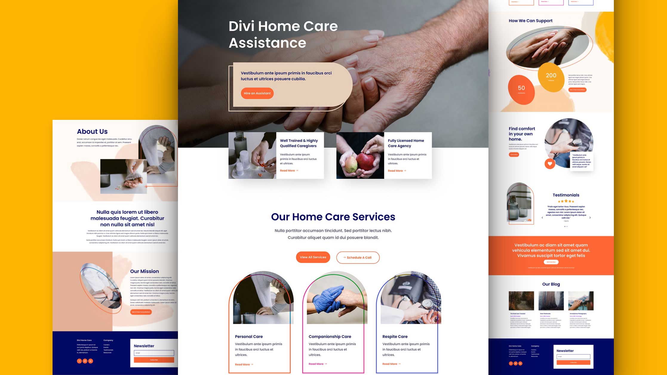 Náhled designu Home Care