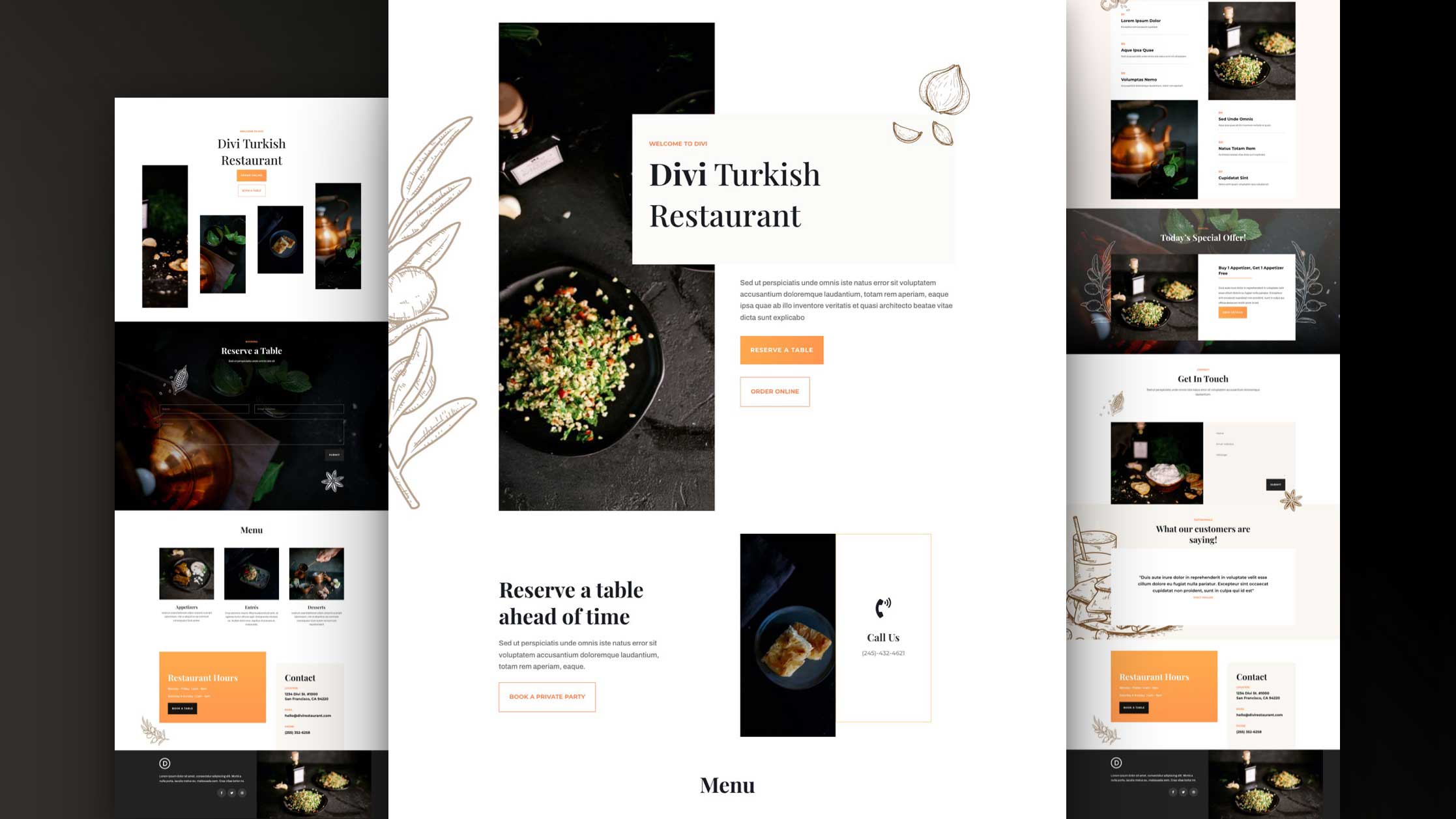 Náhled designu Middle Eastern Restaurant