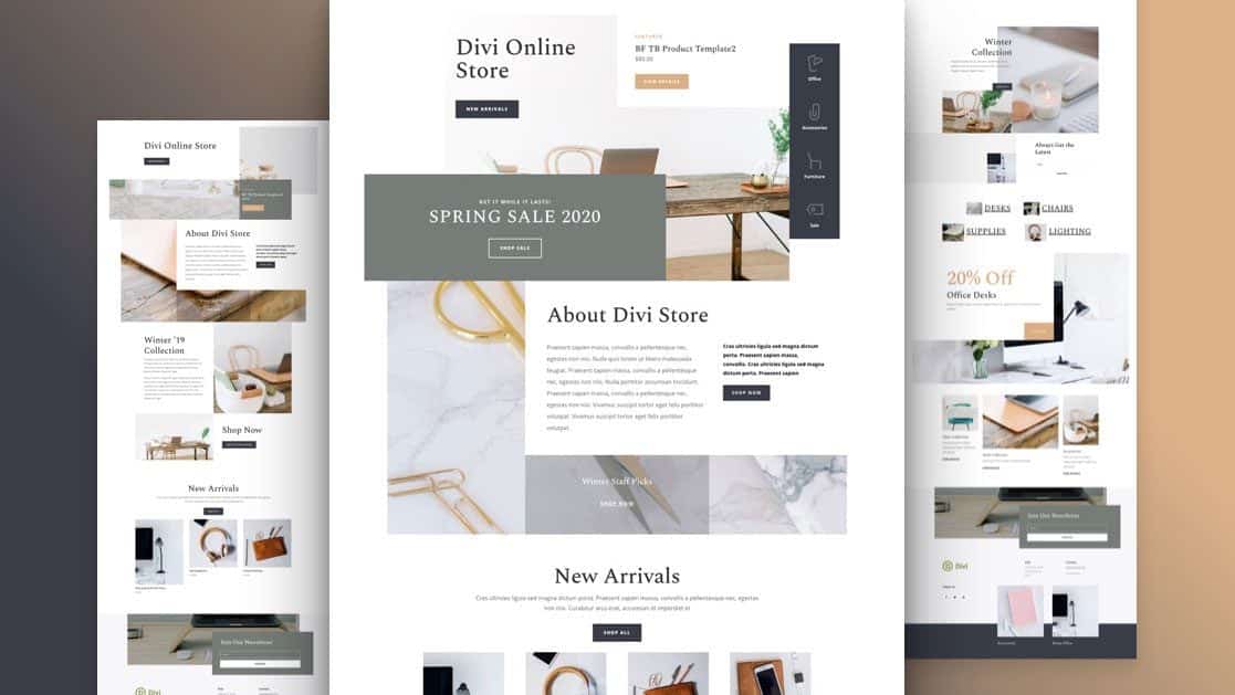 Náhled designu Online Store