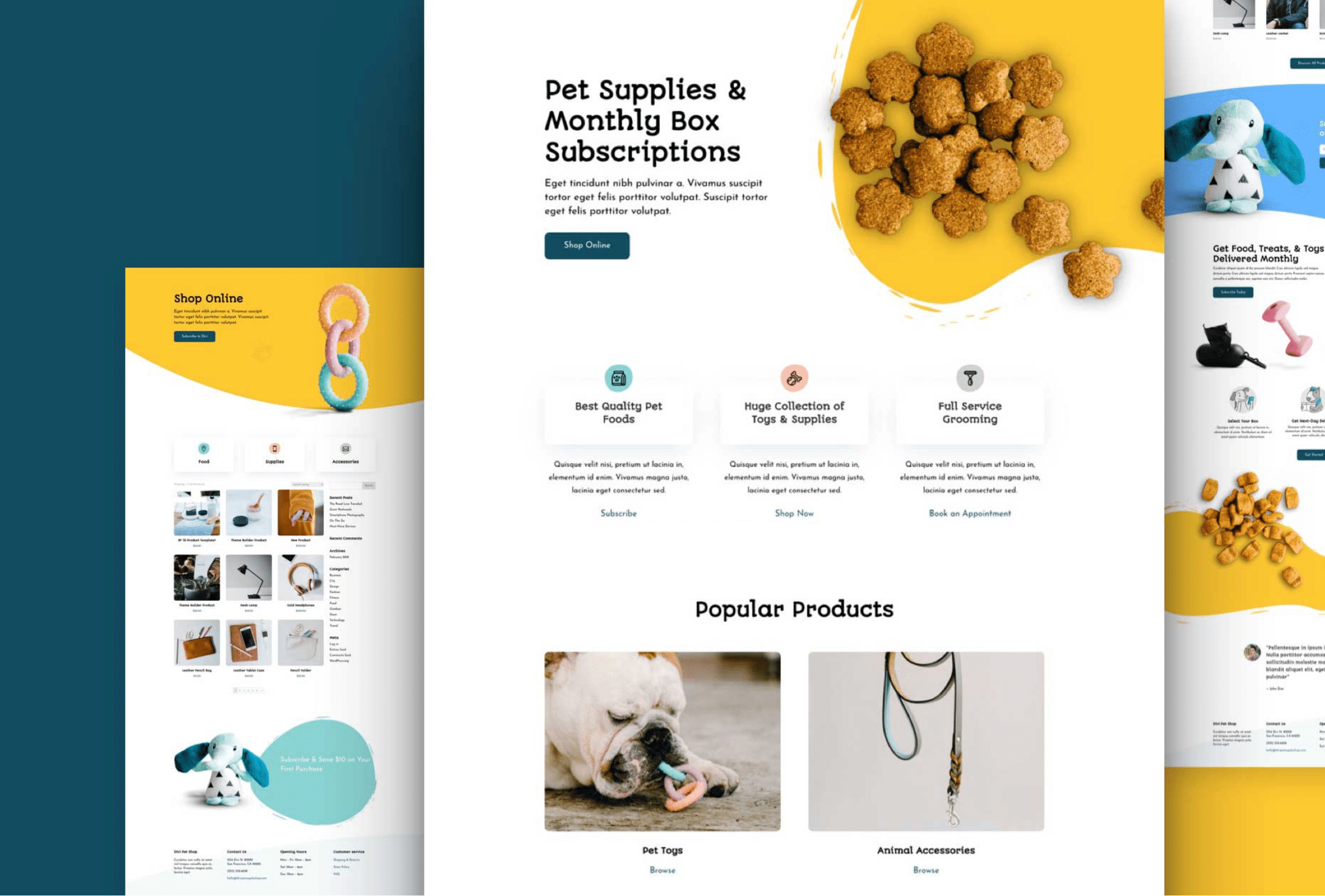 Náhled designu Pet Supply
