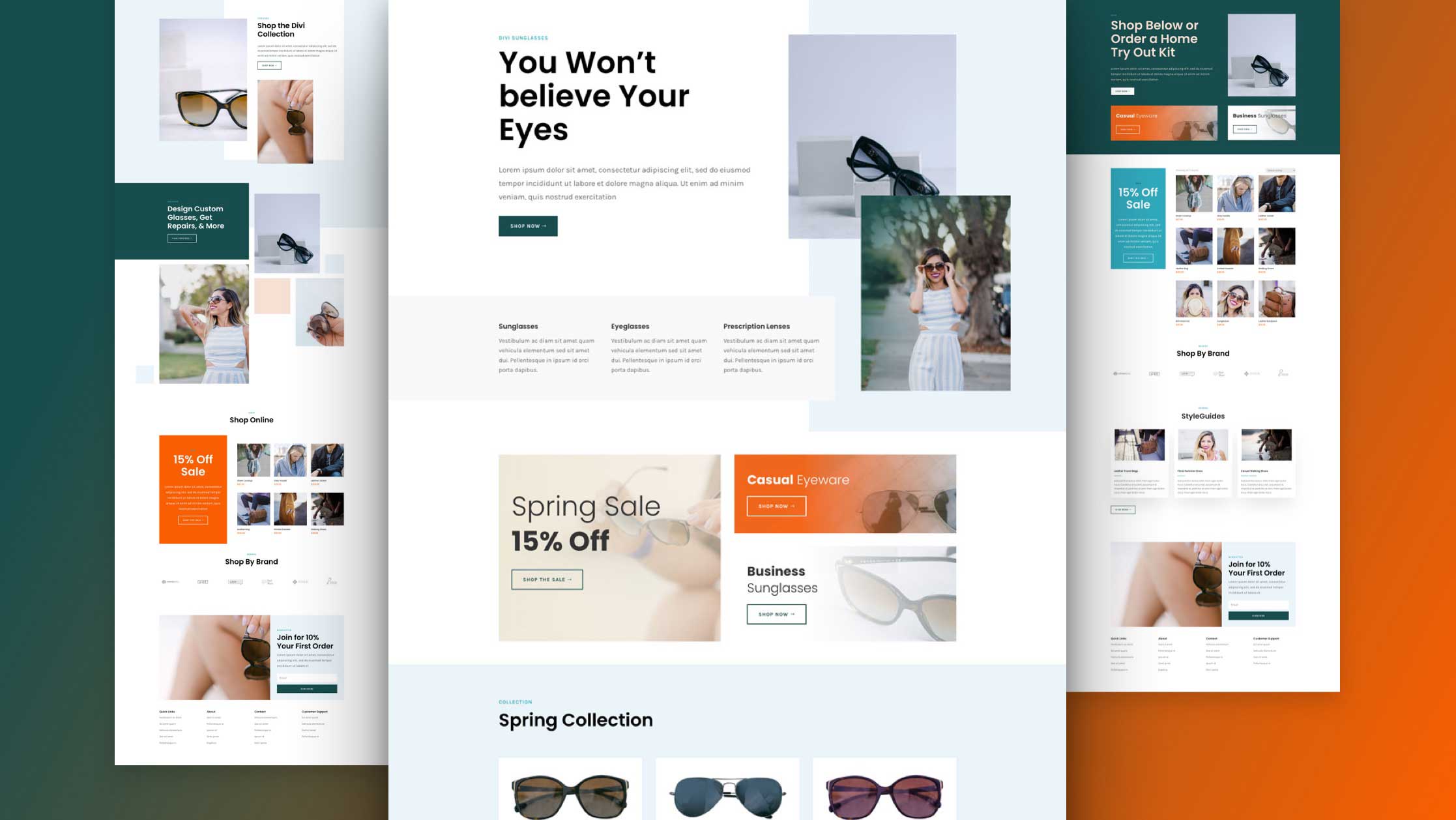 Náhled designu Sunglasses Shop