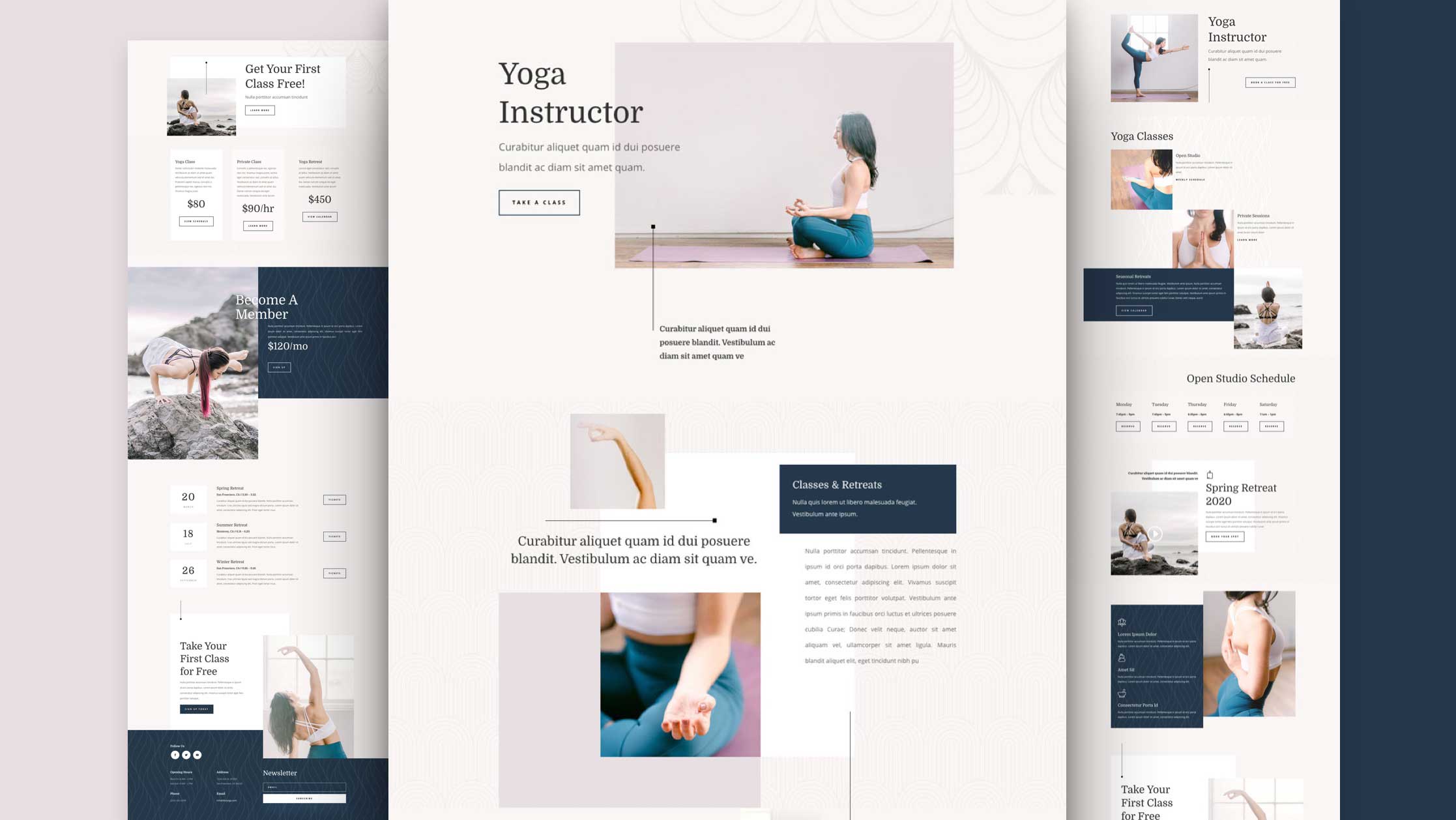 Náhled designu Yoga Instructor