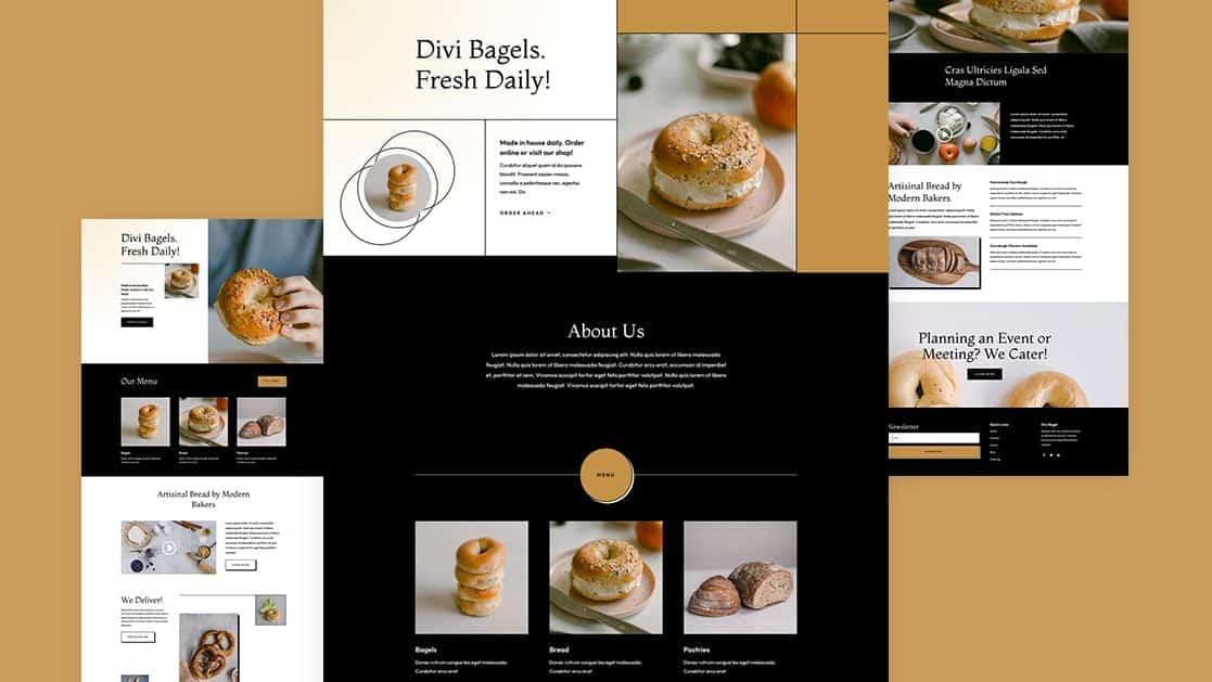 Náhled designu Bagel Shop