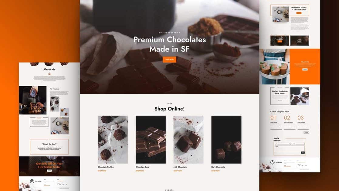 Náhled designu Chocolatier