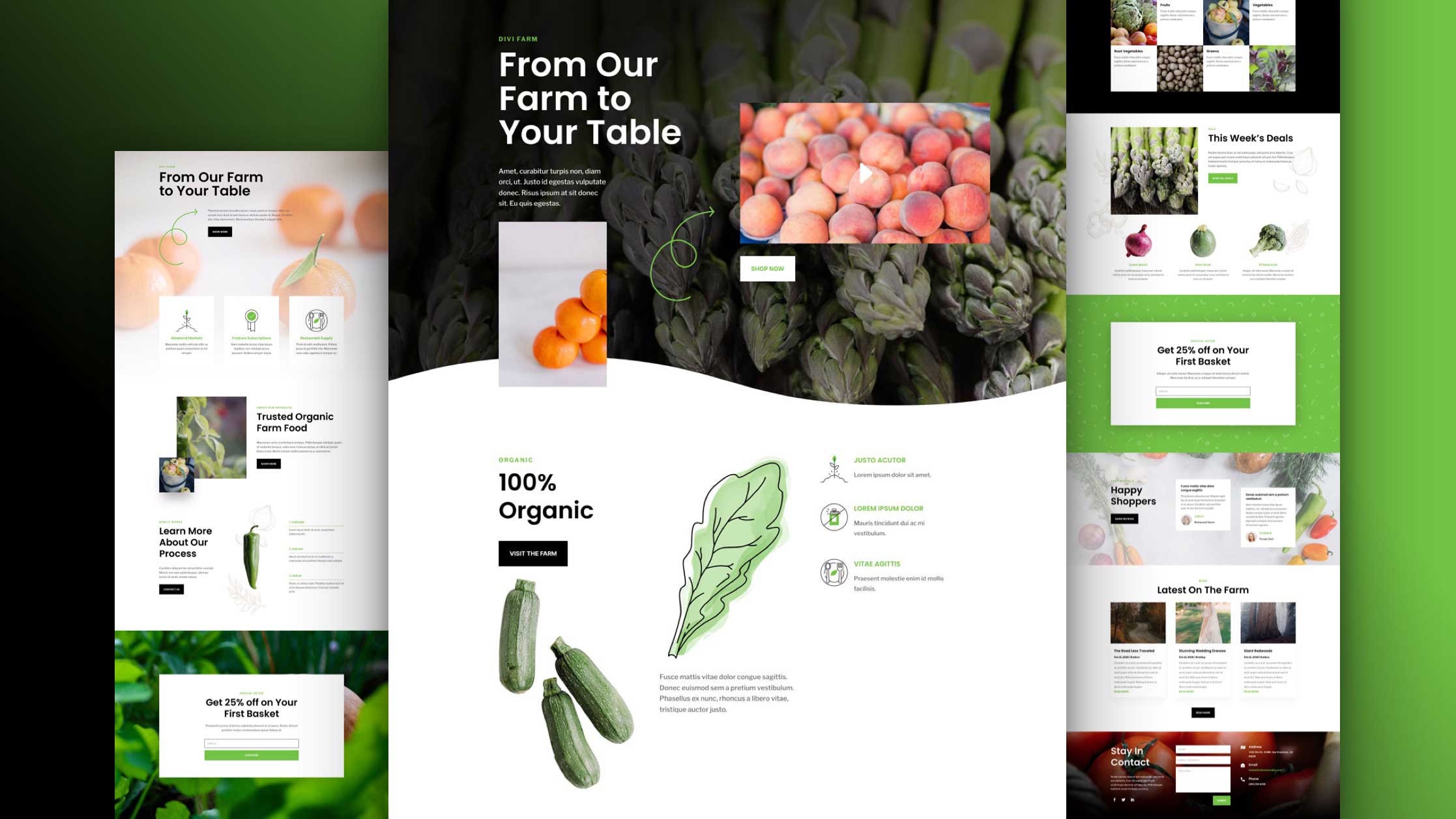 Náhled designu Farm to Table