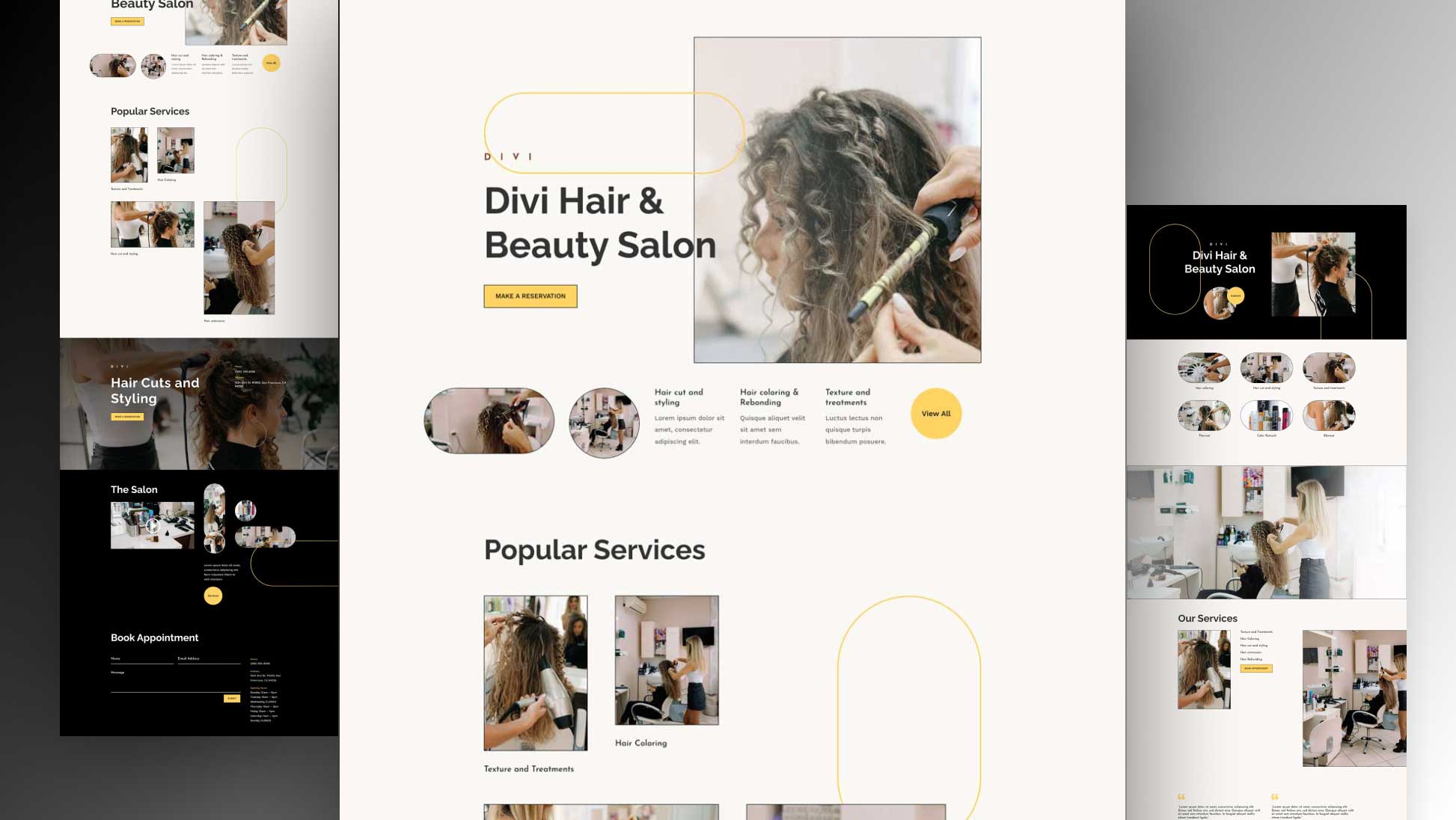 Náhled designu Hair Salon