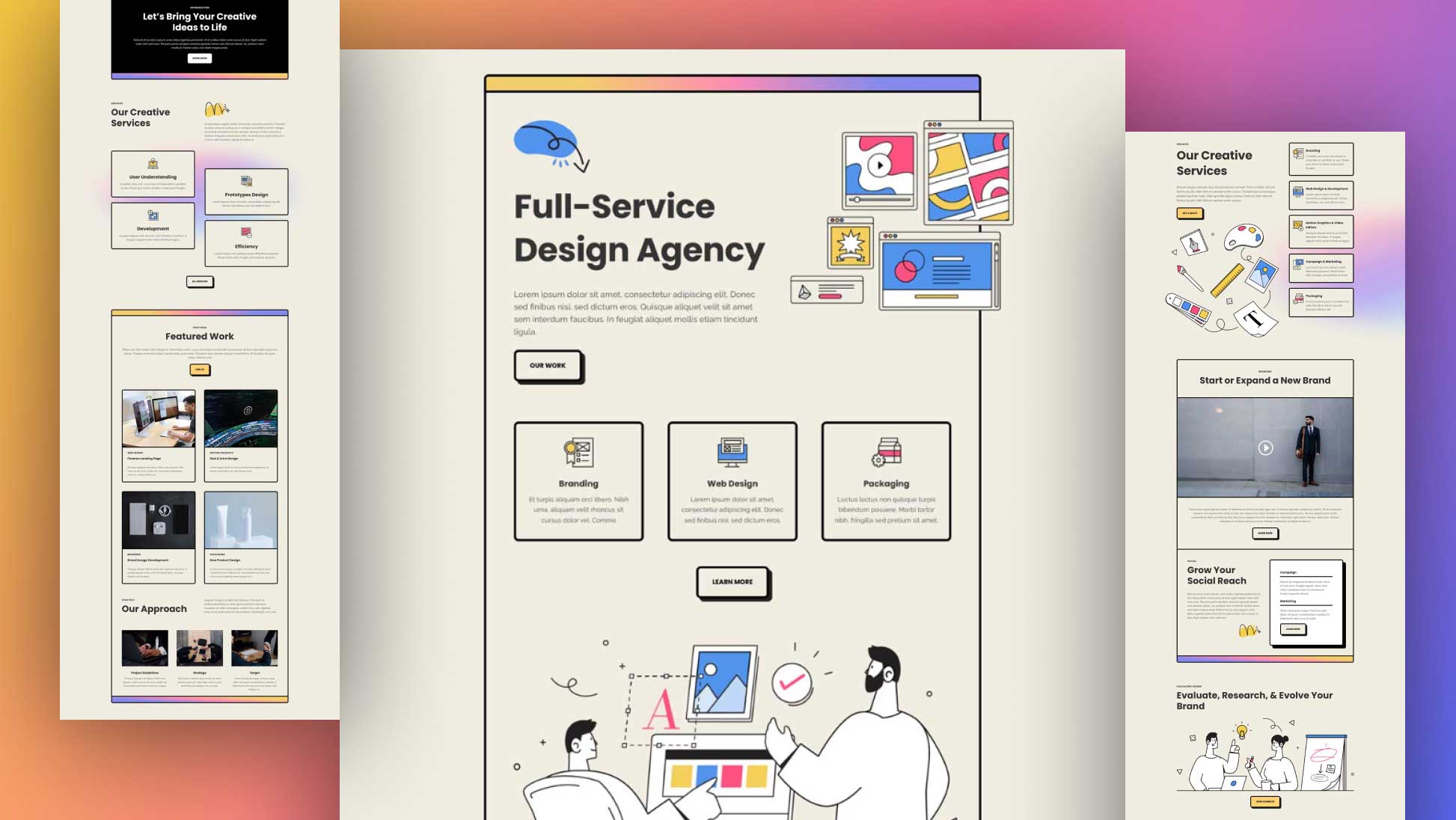 Náhled designu Marketing Agency 2