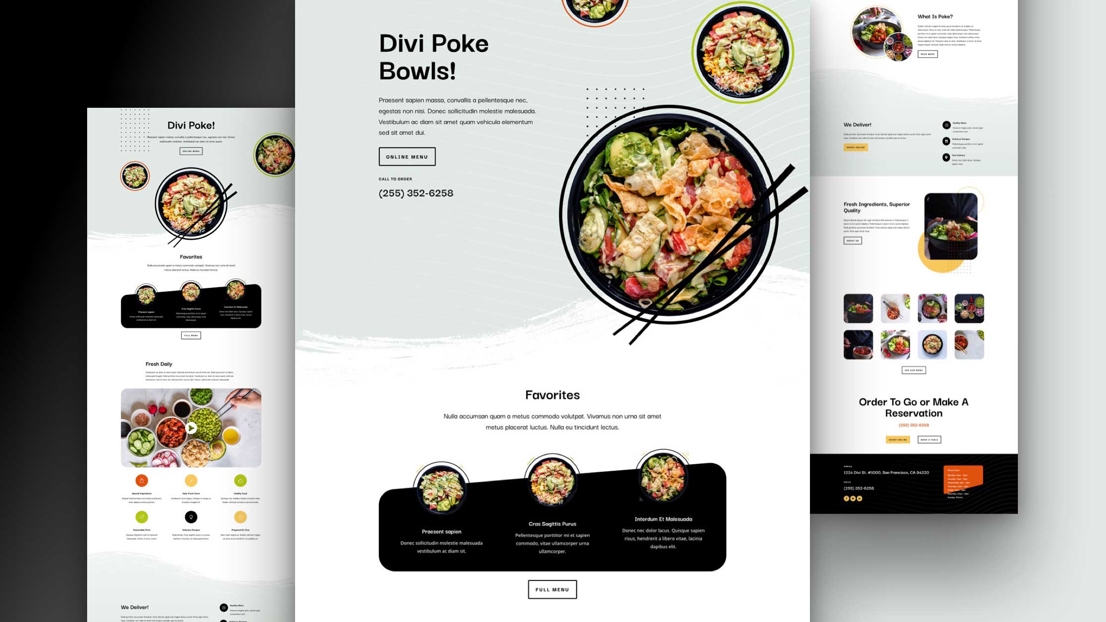 Náhled designu Poke Restaurant