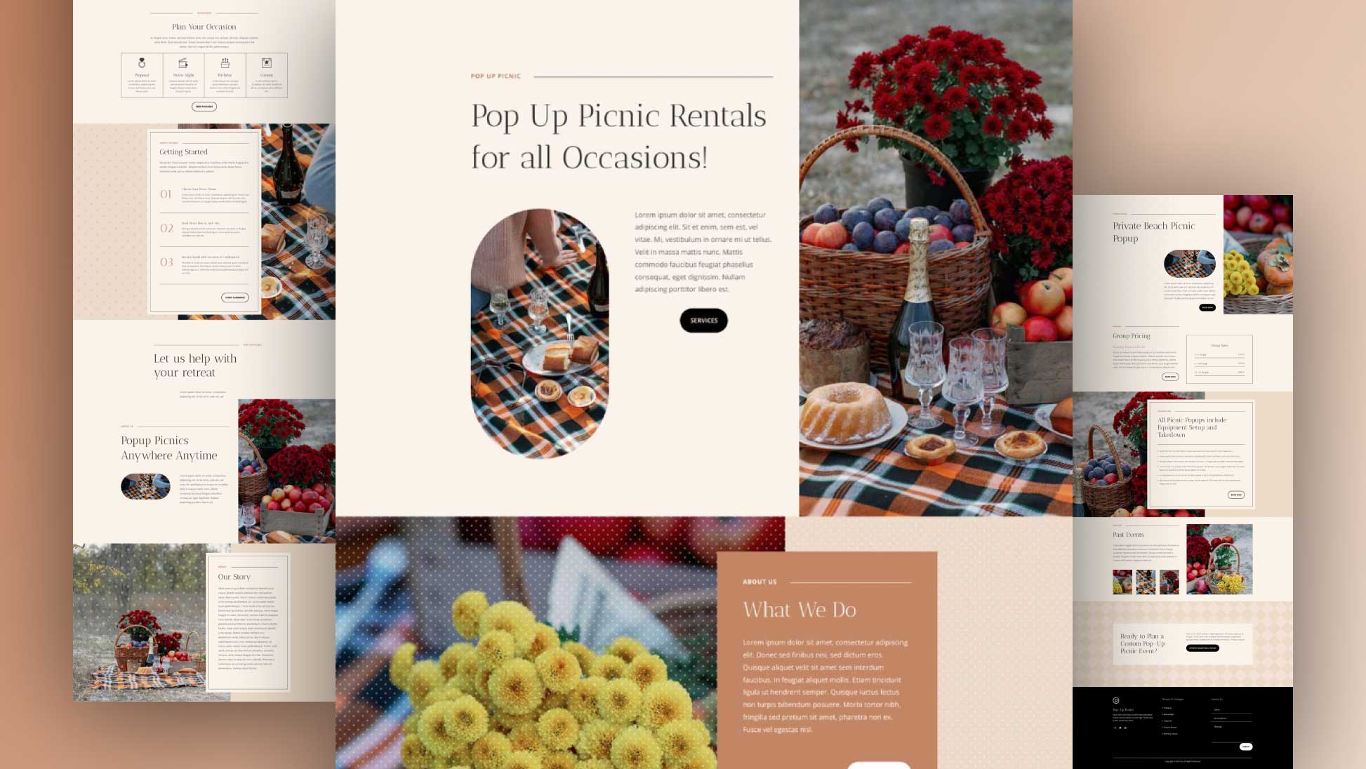 Náhled designu Popup Picnic