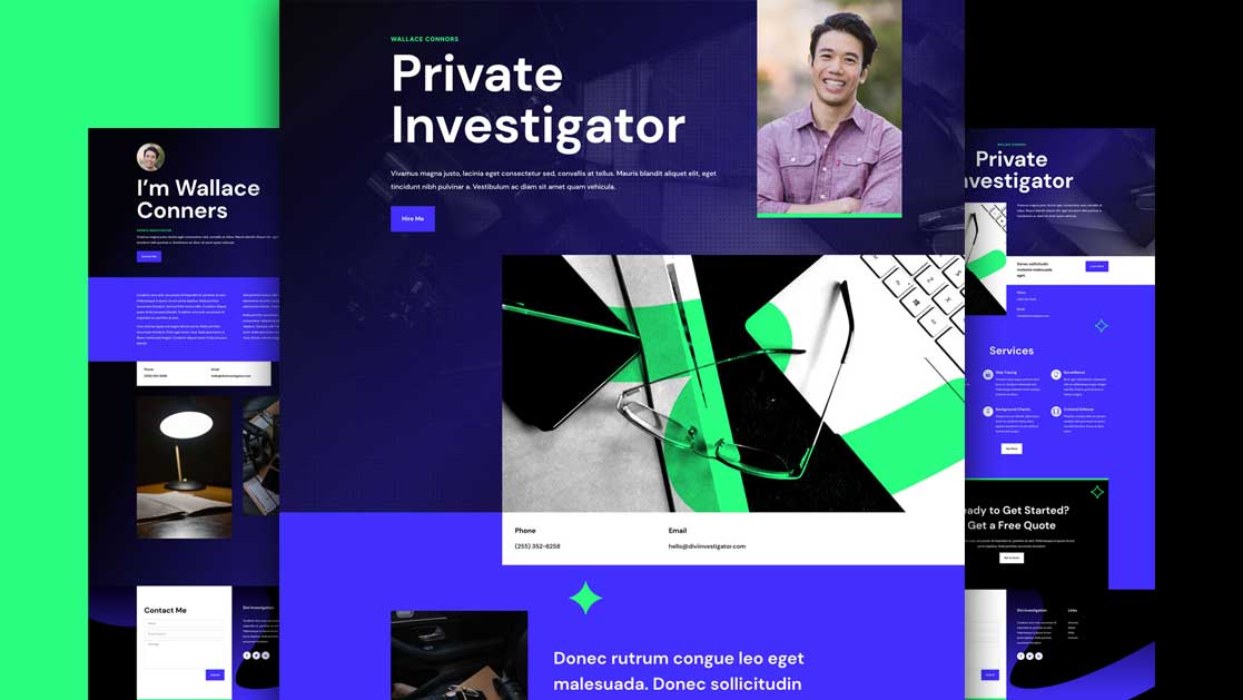 Náhled designu Private Investigator