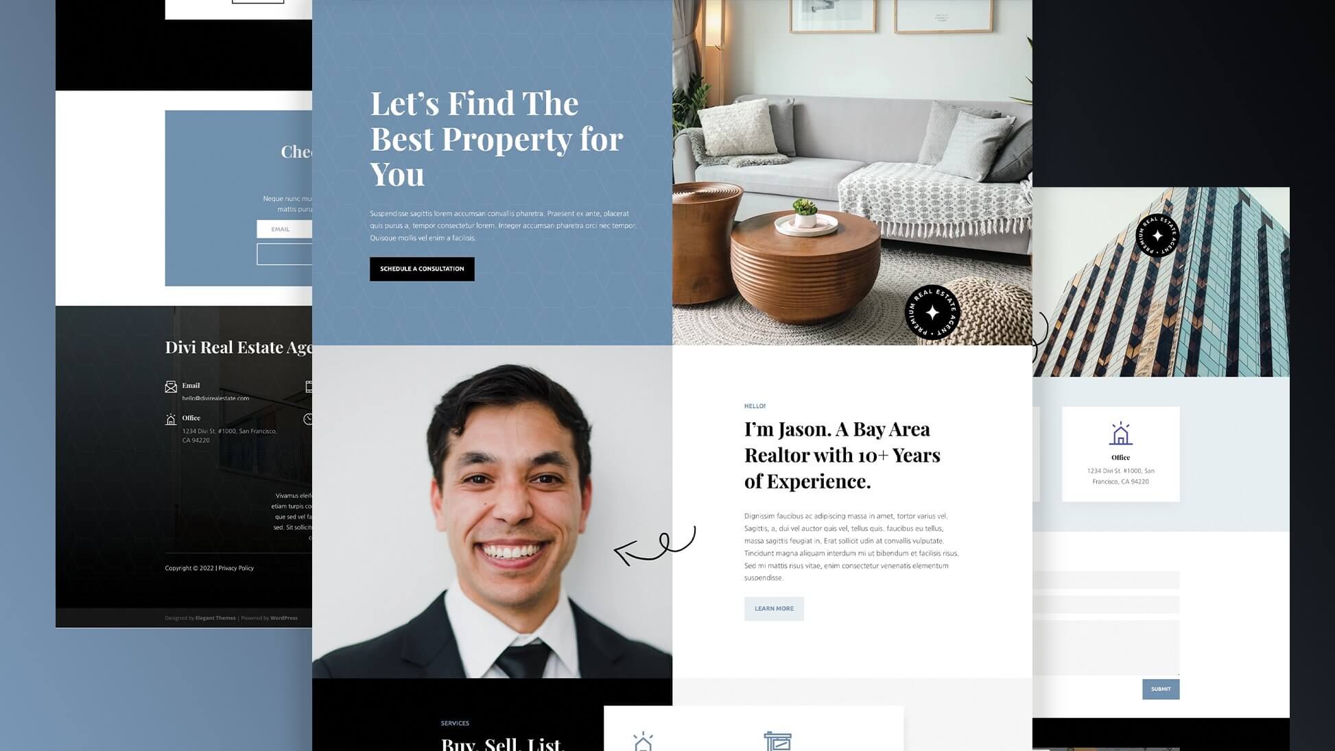Náhled designu Real Estate Agent