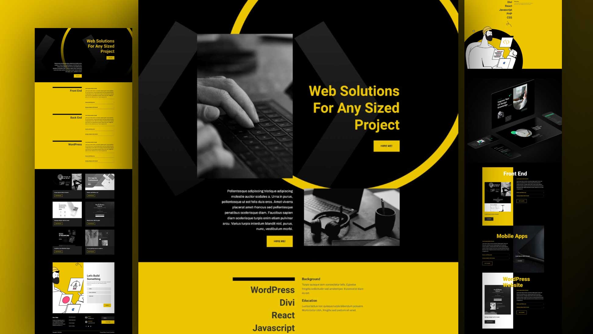 Náhled designu Web Developer
