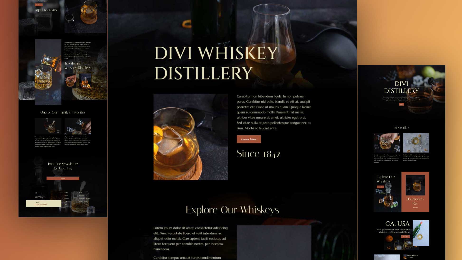 Náhled designu Whiskey Distillery