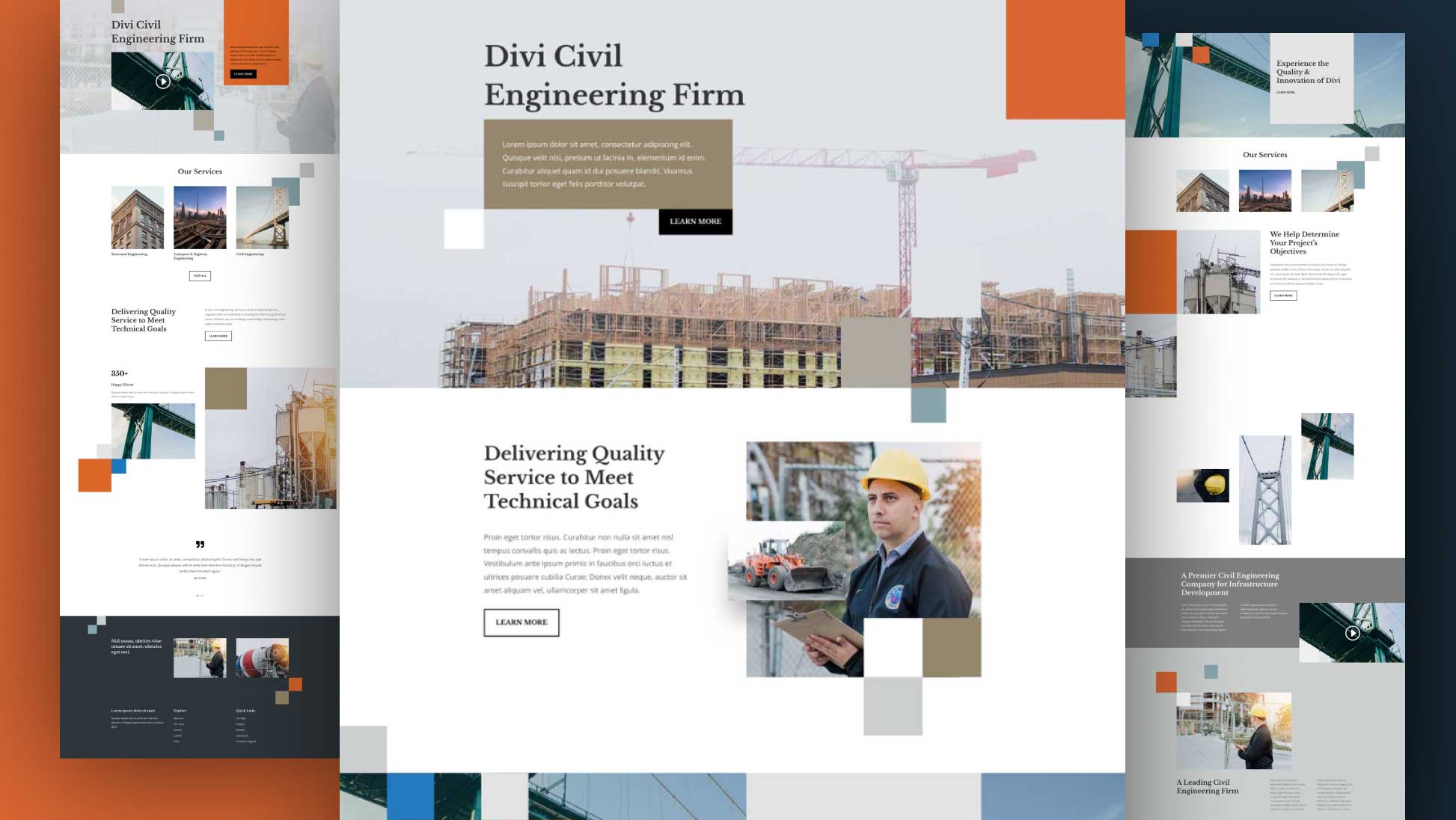 Náhled designu Civil Engineering Firm