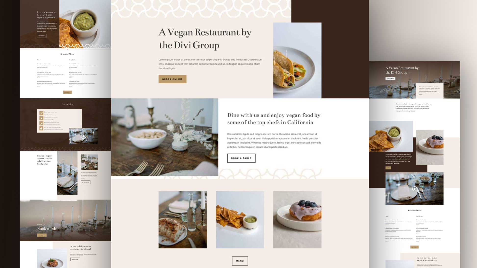 Náhled designu Vegan Restaurant