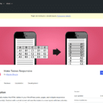 Jak vylepšit responzivitu klasických tabulek ve WordPress
